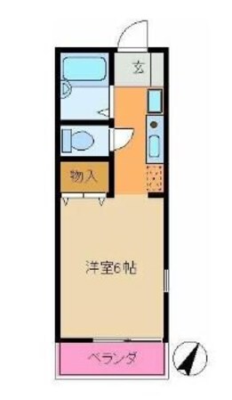 アメニティ河辺の物件間取画像